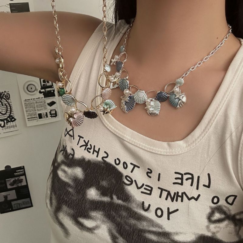 Collar De Conchas De Aleación