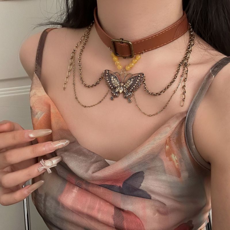 Collar De Mariposa De Aleación