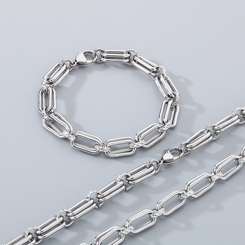 Pulsera De Cadena De Acero Inoxidable Para Hombre