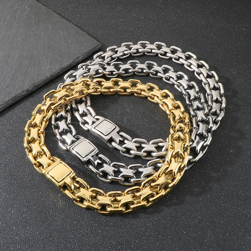Collar Liso De Sillín Hueco Para Hombre