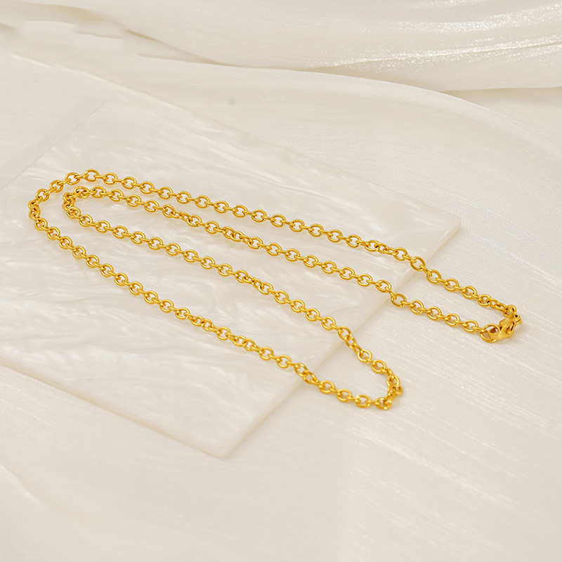 Necklace Titanium Steel Geometric Chain Necklace