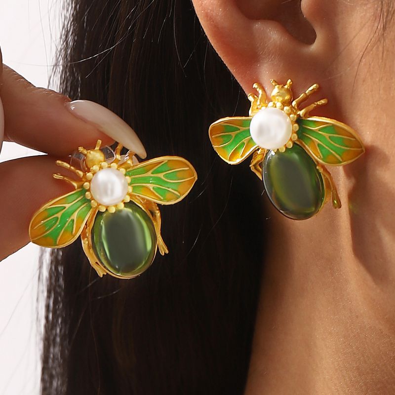 Butterfly Alloy Butterfly Earrings