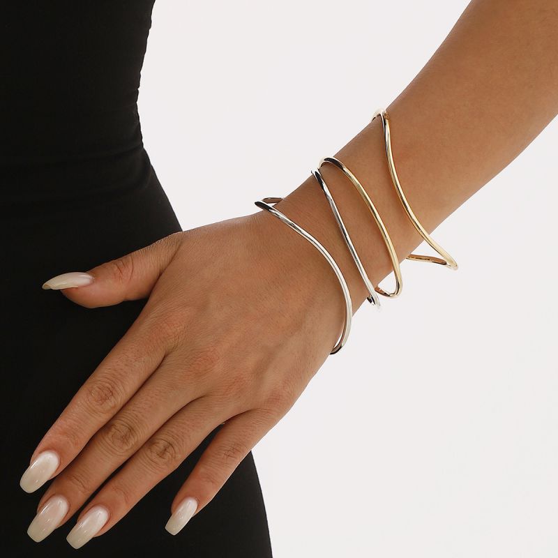 Pulsera Irregular De Aleación