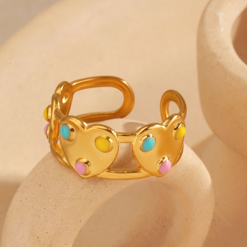 Anillo Abierto De Corazón