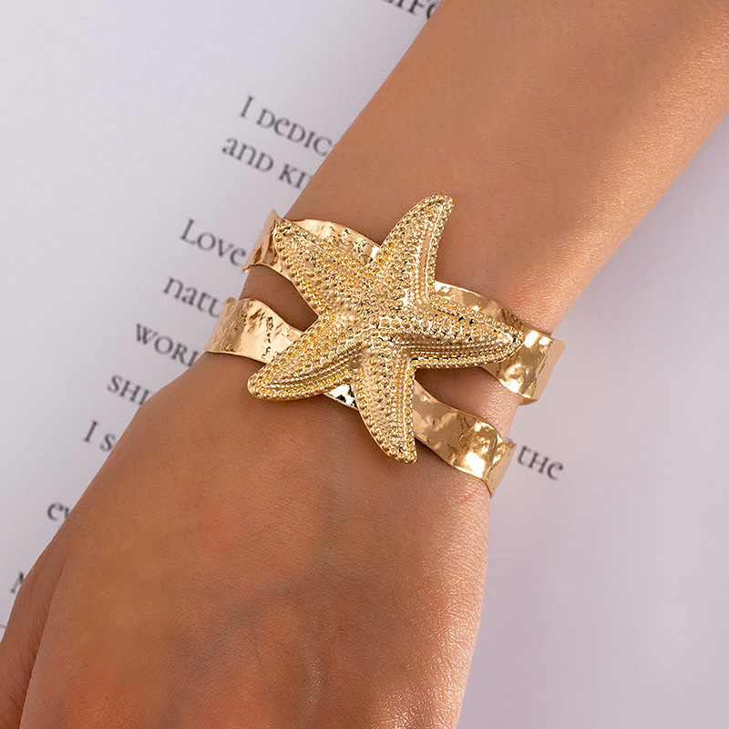 Pulsera De Aleación Con Forma De Estrella De Mar