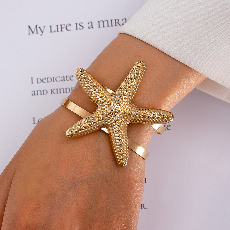 Pulsera De Aleación Con Forma De Estrella De Mar