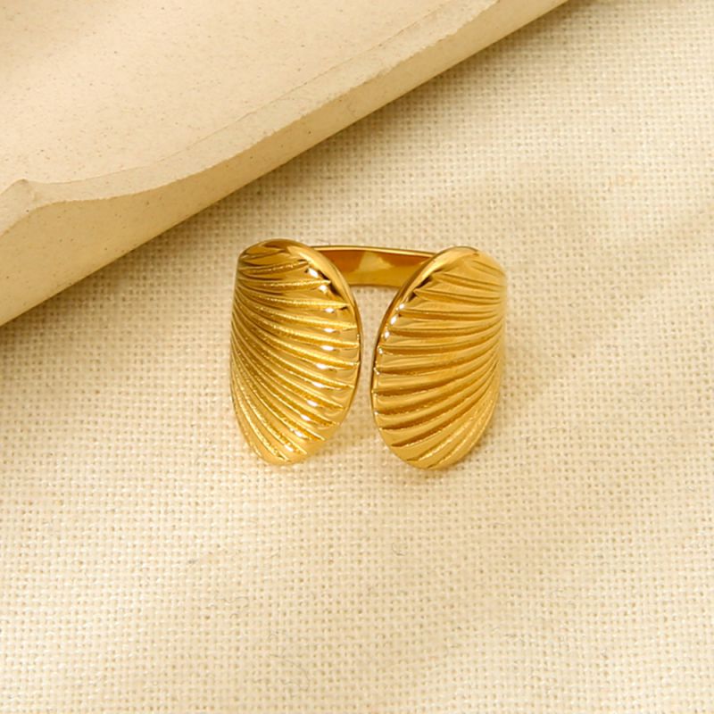 Anillo De Concha De Acero Inoxidable