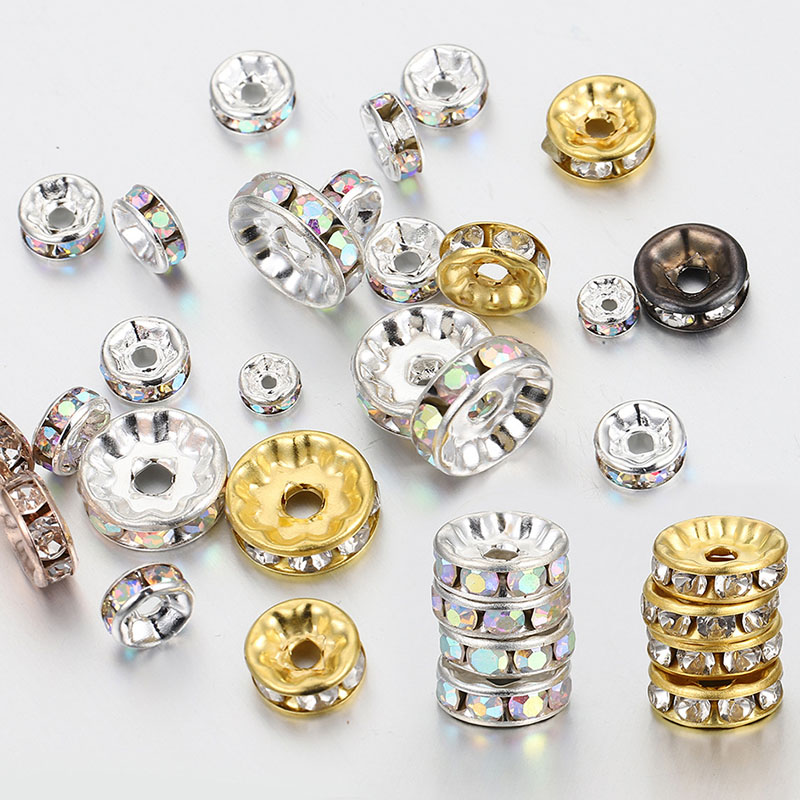 Espaciador De Bricolaje De 100 Diamantes De Imitación
