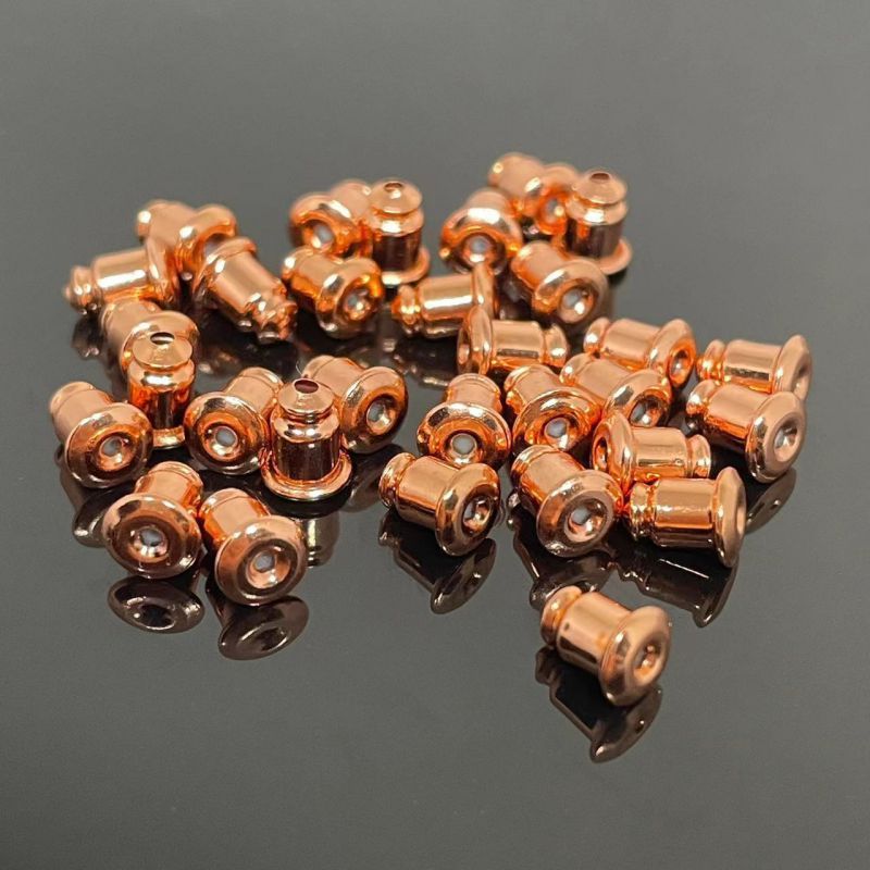 Rose Gold Copper Bullet Metal Ear Plug (*200) :Asujewelry.com
