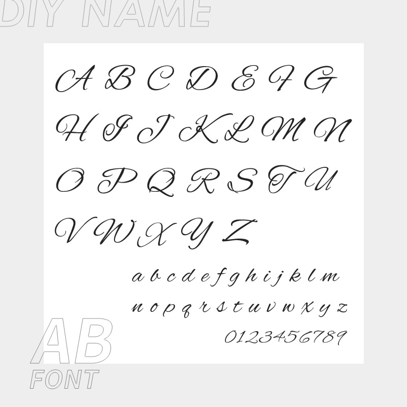 Ab Font In Gold Customized Stainless Steel Letter Bracelet (production ...