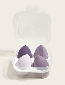 Fashion Purple Makeup Egg 4 Colors-purple Light-4 Packs