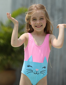 Traje De Baño De Una Pieza Para Niños Con Estampado De Dibujos Animados