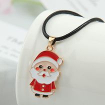 Collar De Papá Noel Con Aceite Que Gotea De Aleación