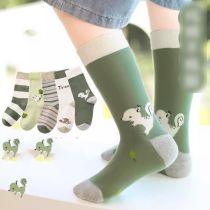 Calcetines Infantiles De Punto De Algodón