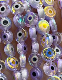Accesorios De Cuentas De Ojo De Vidrio Oblato