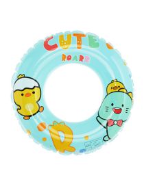 Anillo De Natación Para Niños De Dibujos Animados De Pvc