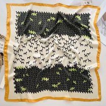 Fashion 2#mihei Polyester Printed Square Scarf