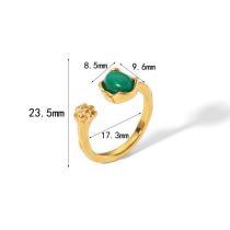 Anillo Geométrico De Acero Inoxidable