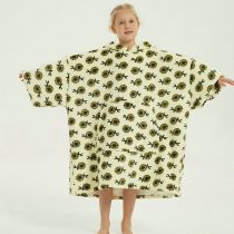 Manta De Sudadera Para Niños Con Capucha Y Doble Bolsillo De Franela