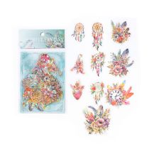Colorful Fantasy Pet Flower Notebook Diy Material Stickers