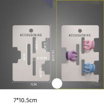 Tarjetas Plegadas De Papel Kraft Autoadhesivas (*100)