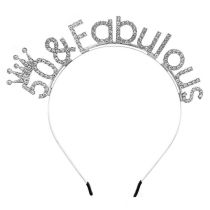 Diadema Con Letras De Diamantes De Aleación