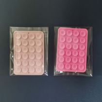 Individually Packed (please Note The Color) Silicone Square Mobile Phone Suction Cup
