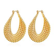 Earrings 19# Stainless Steel Twist Earrings
