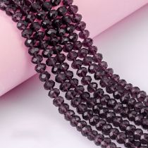 Violet Crystal Beaded Beads Loose Beads Accessories (*10)