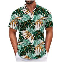 41# Printed Lapel Shirt