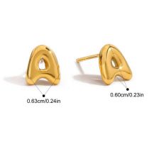 Pendientes De Acero Inoxidable Con 26 Letras