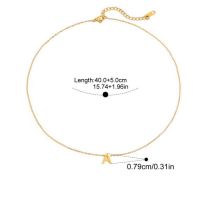 Collar De Acero Inoxidable Con 26 Letras