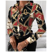 37 Chiffon Print Shirt