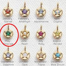 Colgante De Estrella De Cinco Puntas De Acero Inoxidable Con Diamantes (sin Cadena)