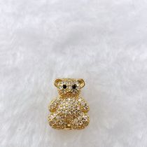 Pendant 26# Copper Diamond Elephant Eye Love Bear Letter Pendant (without Chain)