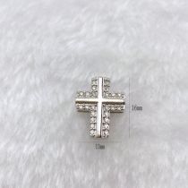 Colgante De Pétalos Con Letra De Estrella De Cinco Puntas Con Ojos De Circonita Incrustados En Cobre (sin Cadena)