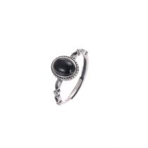 Anillo Redondo Geométrico Irregular Hueco De Plata