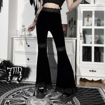 36# Lace Hollow Trousers